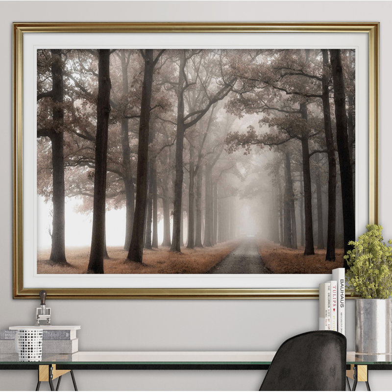 «Misty Road», impression, Or, H 20 po x l 24 po x p 1,5 po