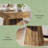 Narrow Nightstand,Sofe Table,Square Coffee Table