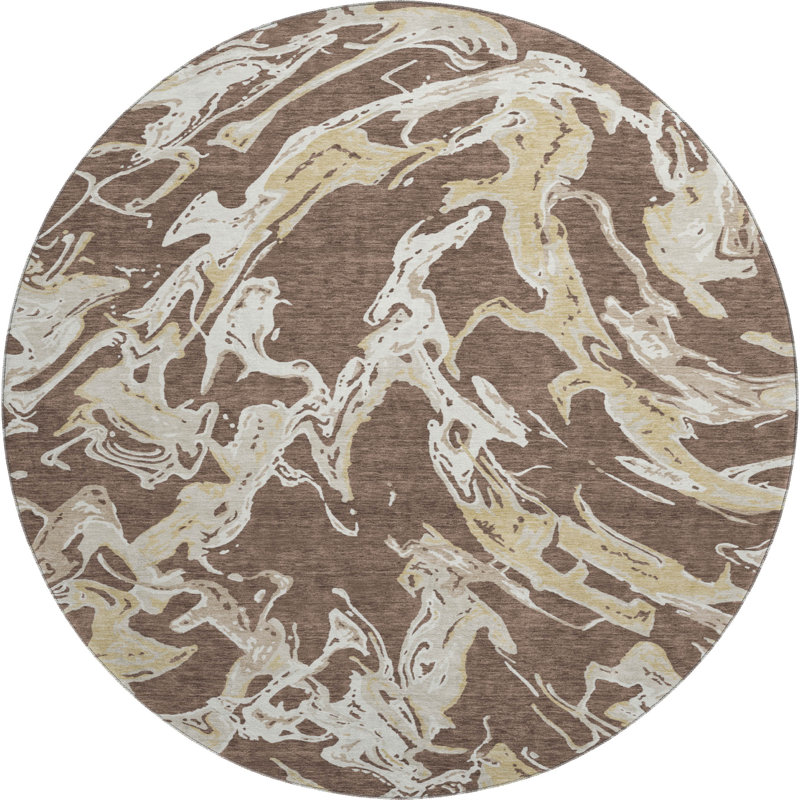 Tapis de qualité supérieure Corum AMF1035, Rond 8 pi