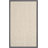 Dollard Natural Fiber Sisal With Latex Solid Color Rug-1589290603