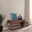 Banc à chaussures avec coussin pour le vestibule