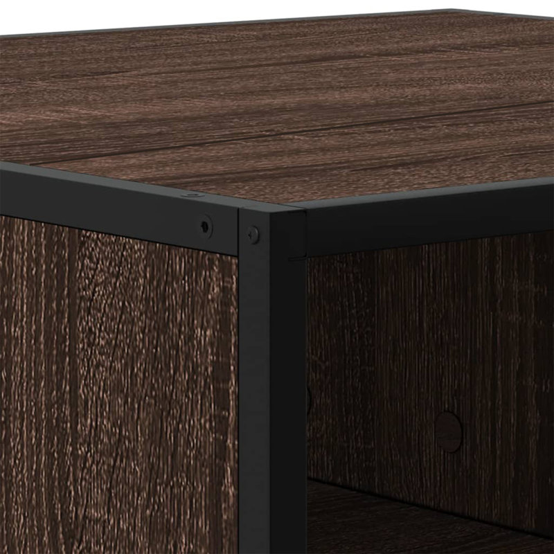 Alamgir Coffee Table with Storage, Brown Oak, Brown Oak/Black