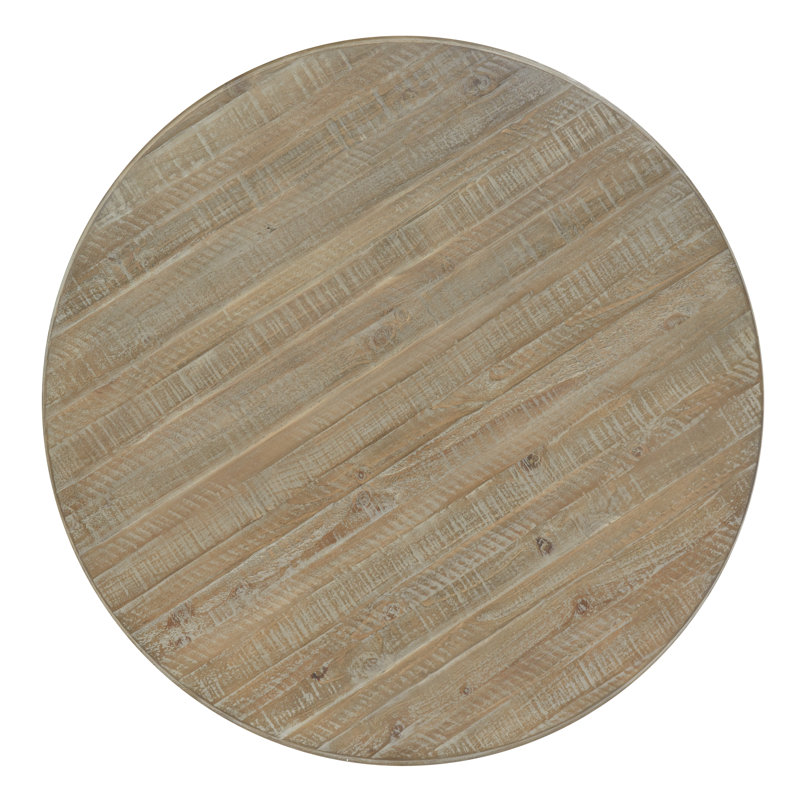 Wewoka Solid Wood Coffee Table, Dove Tail Gray 