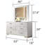 Miroir de salle de bain Donel Elaine