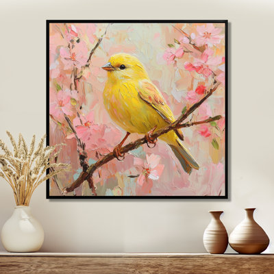 Songbird In Melody Summer Tree I - Bird, art mural