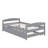 Twin Size Platform Bed With Trundle-428828437