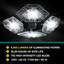 Plafonnier multidirectionnel Bell + Howell Quadburst 8 000 lumens avec 4 panneaux réglables