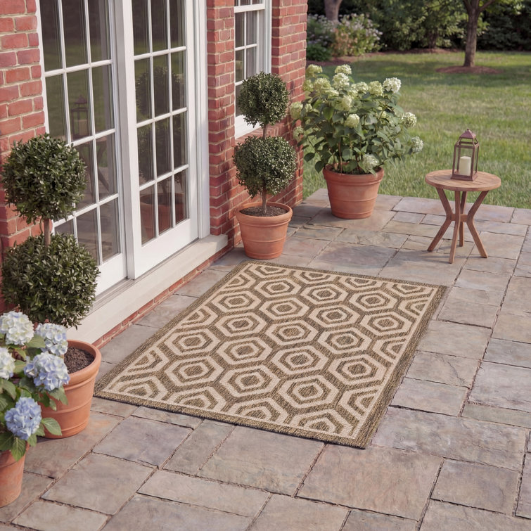 Tapis à motif géométrique Deedrick