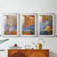 Cadmium Winter Solstice I - reproduction sur mesure encadrée de qualité supérieure - 3 pièces-1910328110-1910328083