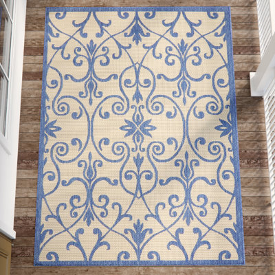 Hoyne Geometric Indoor / Outdoor Rug