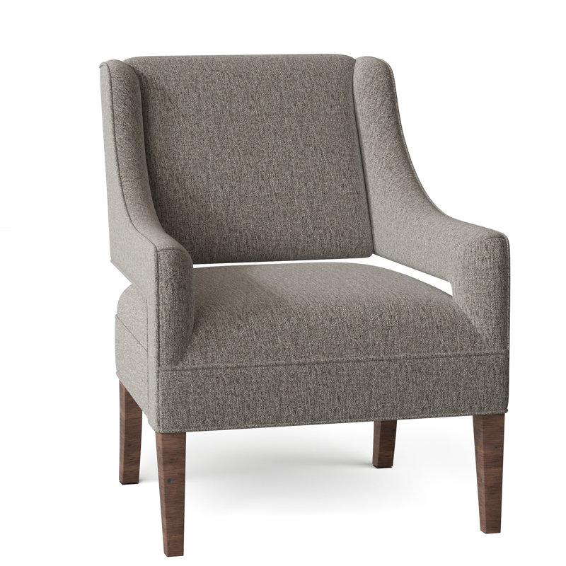 Fauteuil l 27 po Madison, 9508 polypropylène / oléfine fumée, Tabac