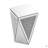 Inverted Triangular Mirror Square Table