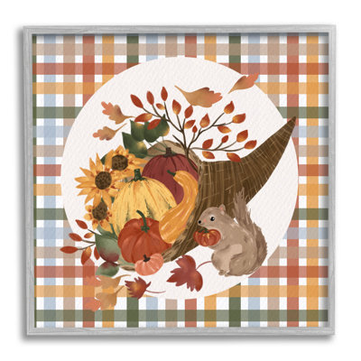 " Abundant Harvest Tartan Cornucopia "