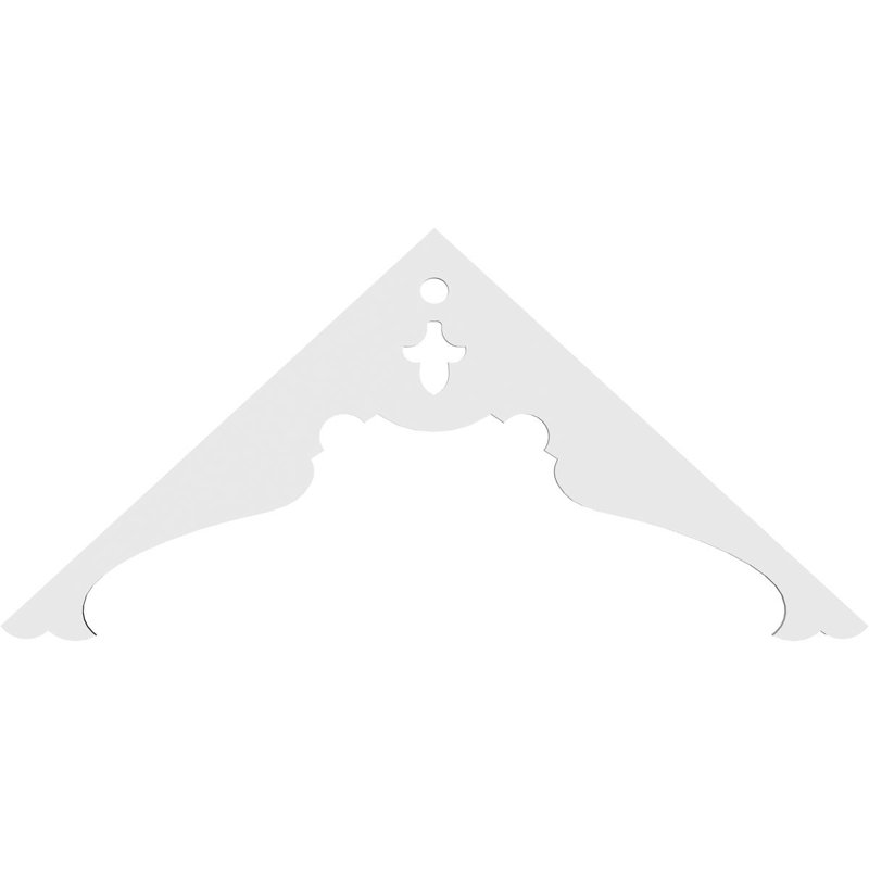 Fronton en uréthane Heath Signature, brun clair apprêté, H 27,5 po x l 60 po x P 1 po, 11/12
