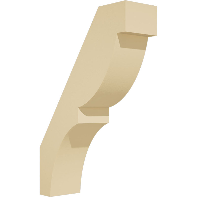 Valencia Signature Urethane Knee Brace, Primed Tan, 3"W x 10"D x 14"H