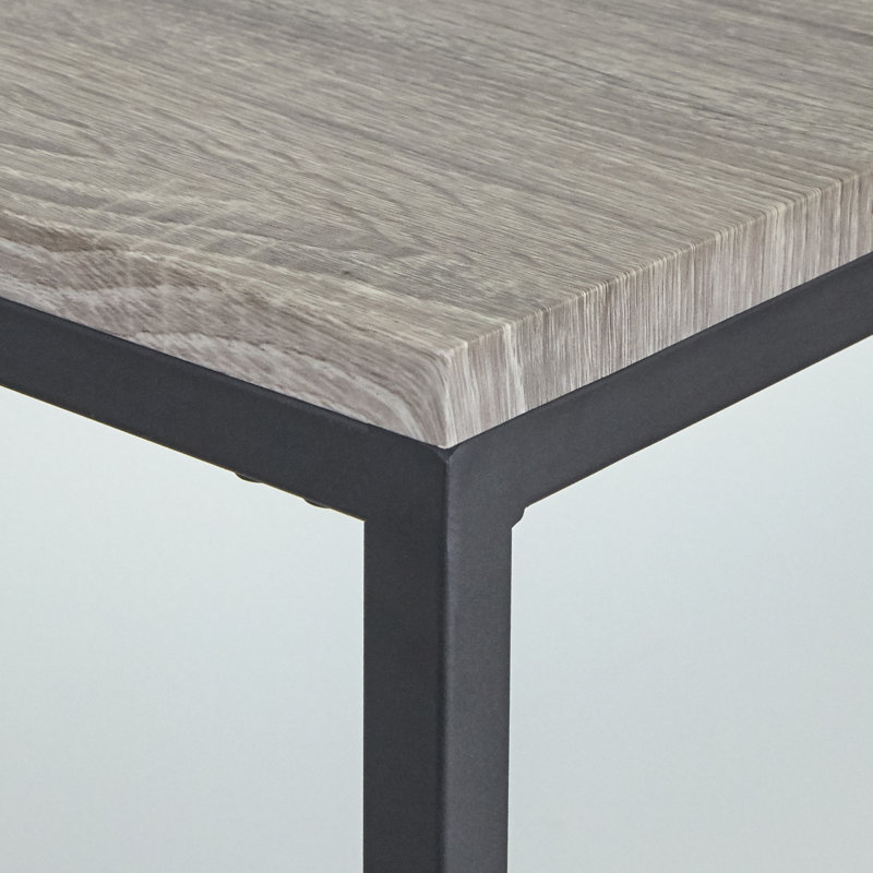 Table de bout en C Raymundo, Gris / noir