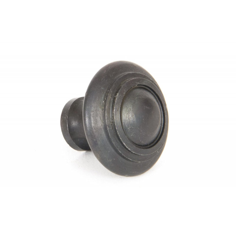 Ringed Round Knob, Beeswax, 3.2cm