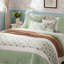 Ensemble de courtepointe en coton percale 6 pièces avec coussins pour lit double / grand-131602599