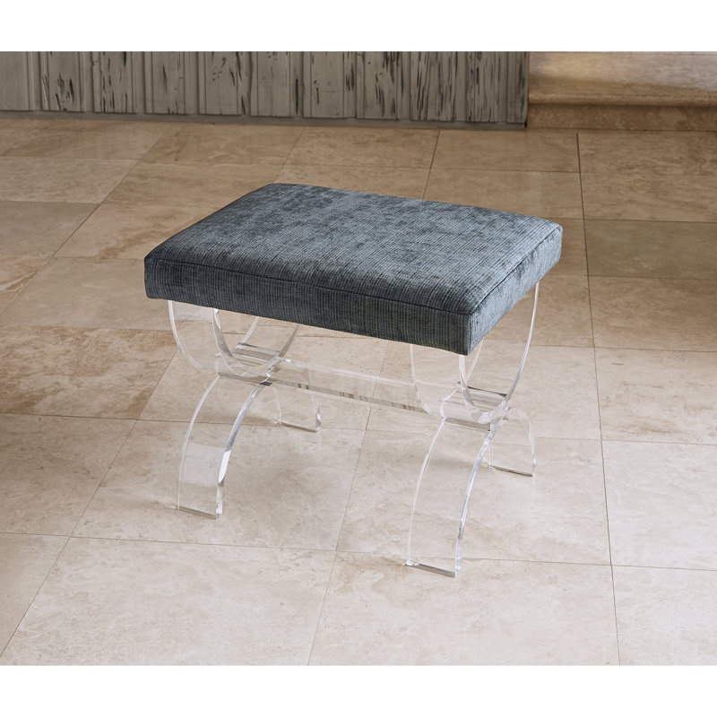 It's Clearly U Upholstered Accent Stool, Elise Harbor