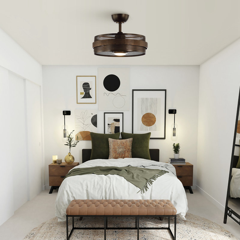 21'' Ceiling Fan with LED Lights