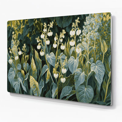 Vegetables Garlic Mustard Green Metal Wall Art