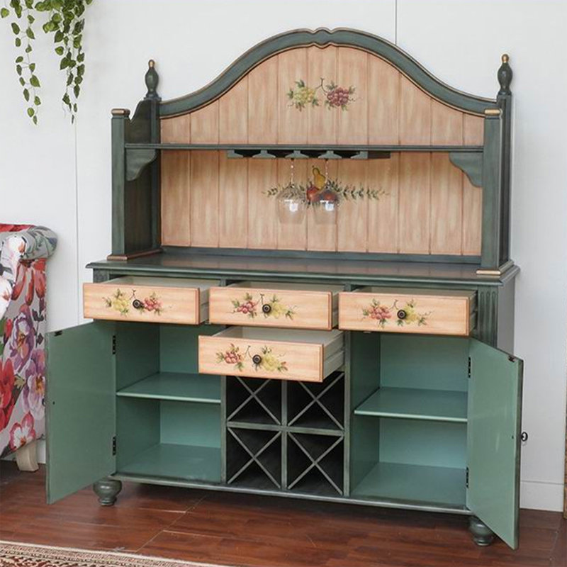 Buffet en bois manufacturé Atrovirens