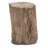 Brookleigh Solid Wood Stump Accent Stool-537055338