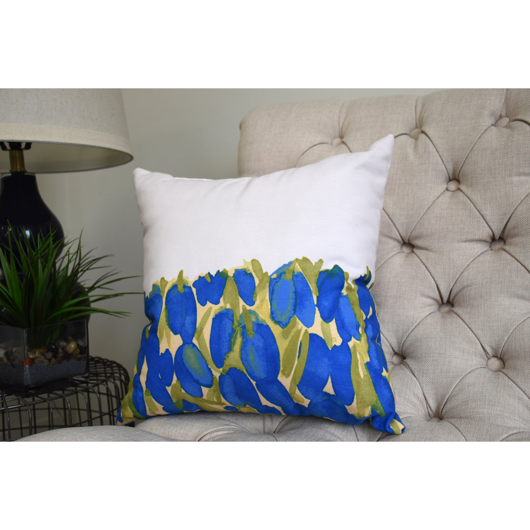 Sunset Tulip Square Pillow Cover and Insert e by design