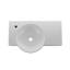 Lavabo de salle de bain mural rectangulaire en porcelaine vitrifiée 30 "x 18" avec trou pour robinet