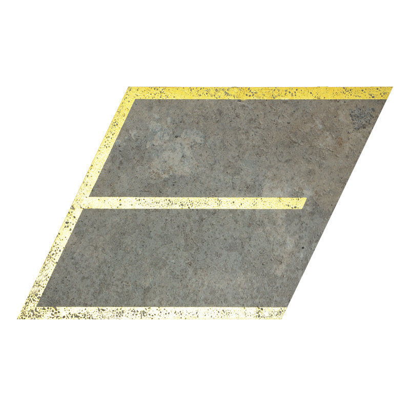 4 in. W Fireplace Surround and Shower Peel and Stick Mosaic Tile, Brown Gray