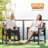 24 In. HDPE Patio Dining Chair-1783736152