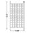 Dura-Trel Country Garden 35 x 66 Inch Vinyl Outdoor Garden Patio Trellis