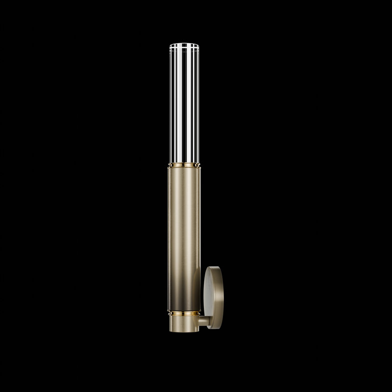 LED Wallchiere, Ombre Bronze/Brass