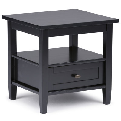 Warm Shaker - End Table - Black
