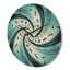Time Vortex Spiral - Horloge murale moderne en bois-63617724