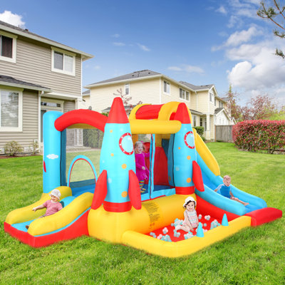 81' x 106' Bounce House with Slide and Air Blower