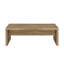 Table basse rectangulaire en bois d'ingénierie, manguier