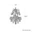 New Orleans 4 Light 12in x 16.5in Pendant in Polished Gold with Clear Heritage Handcut Crystals-83913600-83913603