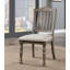 Chaises d'appoint de style transitionnel 2 pièces