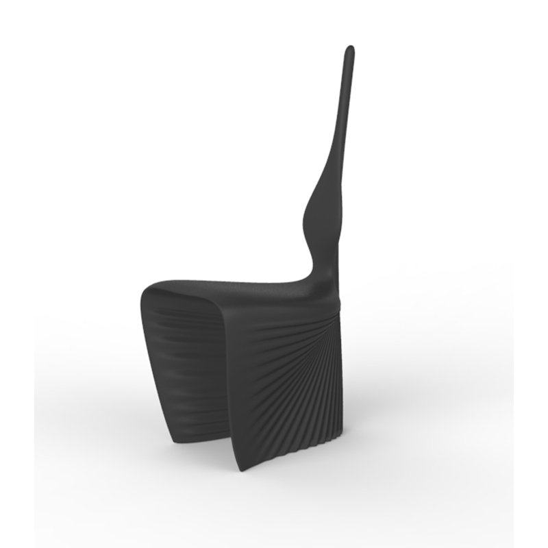 Biophilia Patio Dining Side Chair, Anthracite