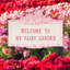 Welcome to My Fairy Garden Sign-1918449347