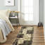 Tapis brun / vert Tribeca Amelia-688746378