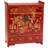 Red Lacquer Altar Cabinet - Courtyard