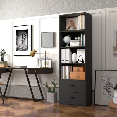 Aranea 74" H x 23.05" W Standard Bookcase
