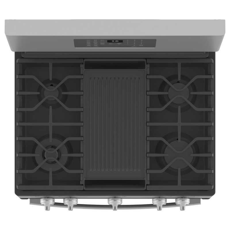 GE Profile Smart Appliances 30" 5.6 cu. ft. Smart Freestanding Gas Range with Griddle and Grill