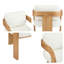 Ensemble de chaises Modern Boucle - structure en caoutchouc avec support ergonomique (ensemble de 2)-1382870538