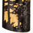 Vein Steel Flush Mounted Sconce