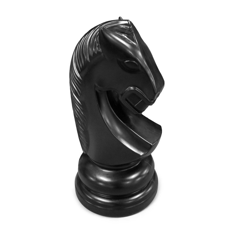 Pièces d'échecs géantes de 38 po de hauteur, luxueuses et durables