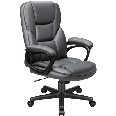 Ebern Designs Jairden Yes Executive Chair with Headrest