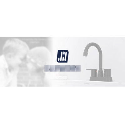2 robinets de salle de bain noir mat - meuble-lavabo 4 pouces, bec pivotant à 360 degrés, taches aux 2/3 trous, guide d'installation facile inclus